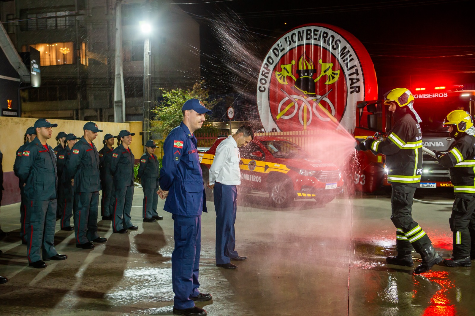 Solenidade marca os 40 anos do quartel dos Bombeiros em São Bento do Sul