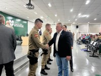 Vereadores participam de evento da Polícia Militar