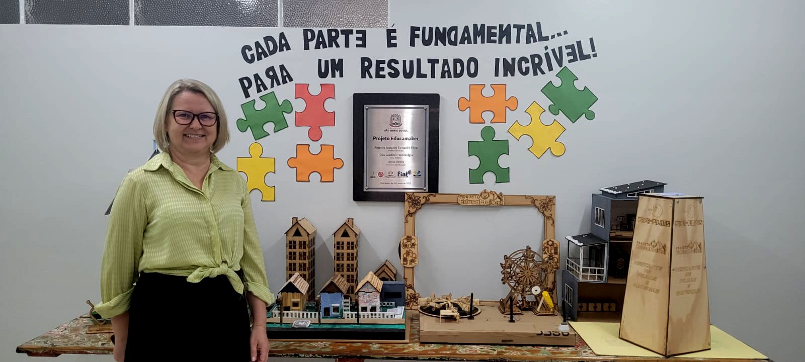 Visita ao Espaço Maker na EBM Adélia Lutz